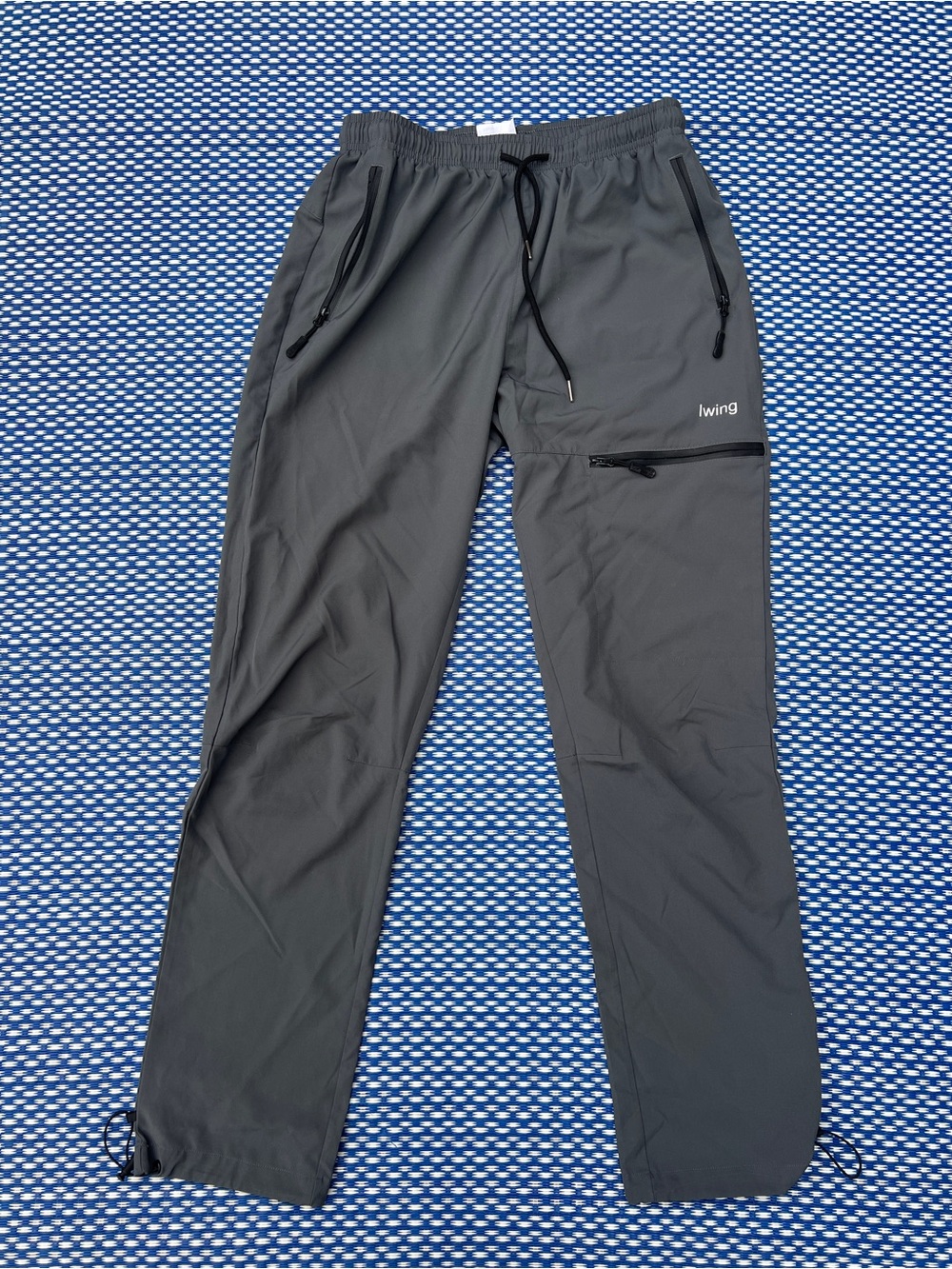 Women’s Drawstring lightweight hiking Pants — Gray